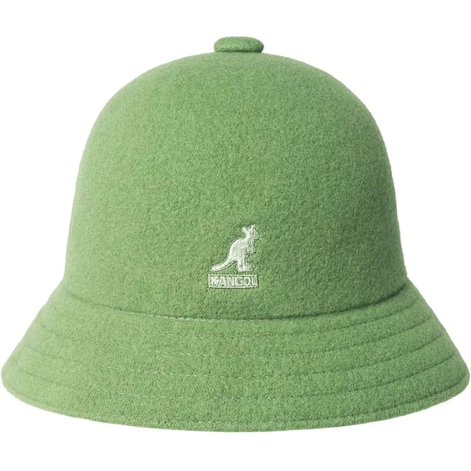 Heren Wol Casual Vissershoed Oliegroen