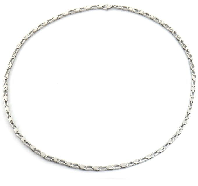 Ketting Dames - RVS - Lengte 50 cm - Zilverkleurig