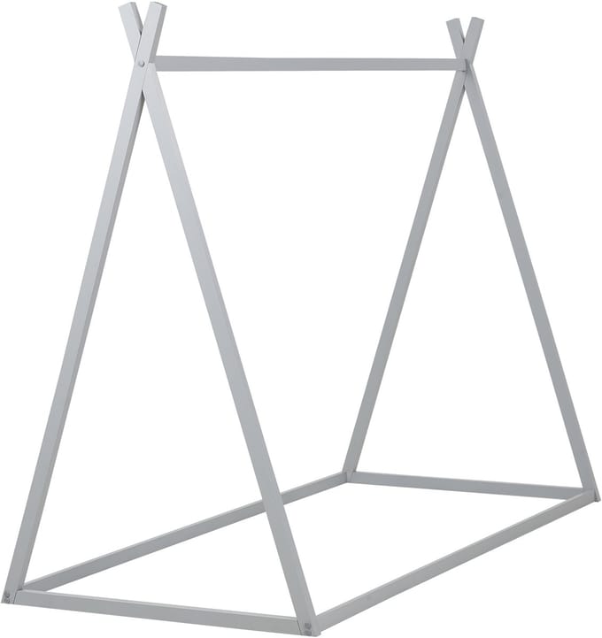 SAURAT - Kinderbed - Grijs - 90 x 200 cm - Dennenhout