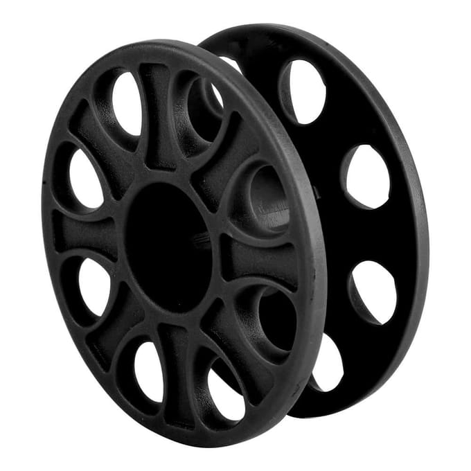 Duurzaam Plastic Duik Compacte Vinger Spoel Reel Duiker Onderwater Accessoire Zwart