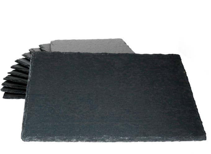 Set van 12 leisteenplaten 20x30 cm - 23464665