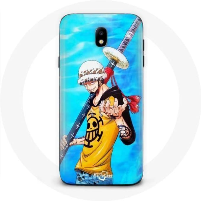 Coque pour Samsung Galaxy J7 2017 One Piece Manga Trafalgar Law epée