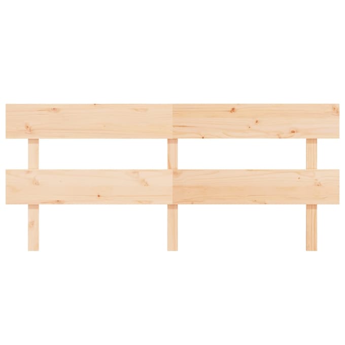 vidaXL - Hoofdbord - 204x3x81 - cm - massief - grenenhout