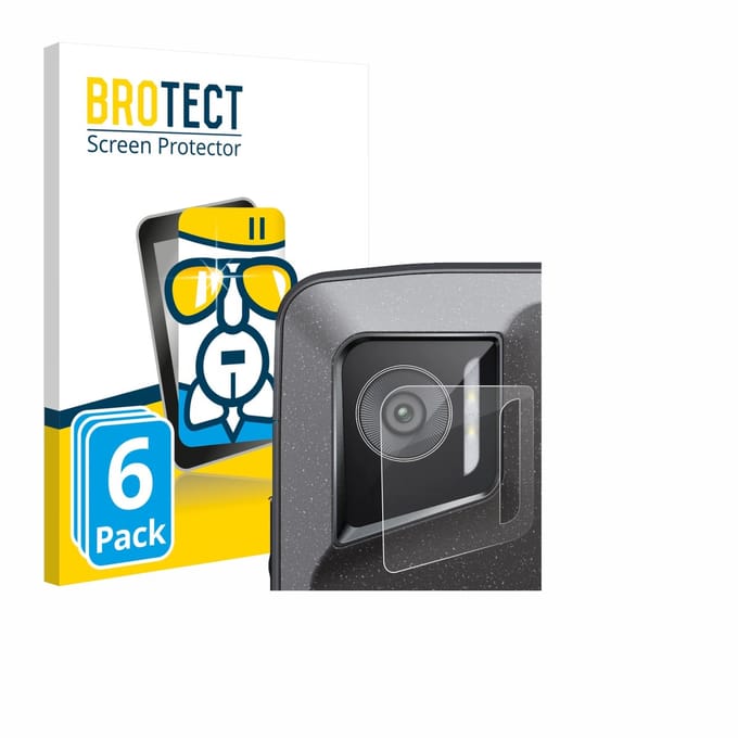Screenprotector 6 Stuks voor Crosscall Stellar M6E (ALLEEN Camera Lens) Beschermglas transparant