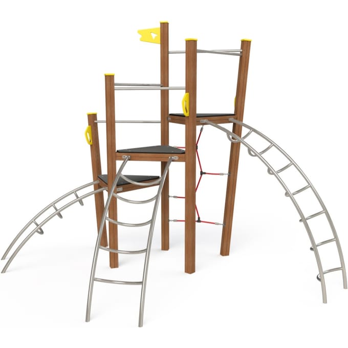 Klim ladder rvs openbare speelplaatsen