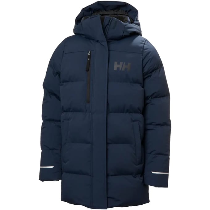 Lange gewatteerde jas met capuchon voor meisjes Helly Hansen Adore