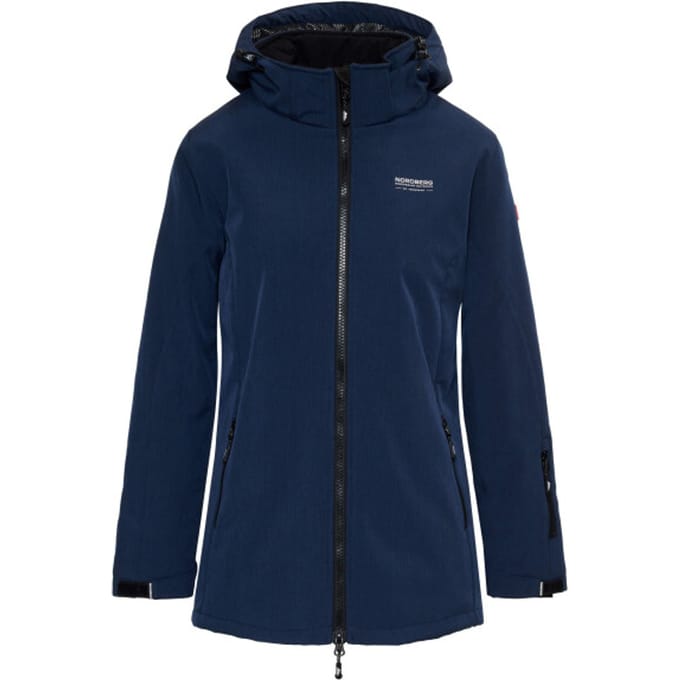 Nordberg Olla Dames Gevoerde Softshell Ls04601-de - Kleur Groen - Maat M