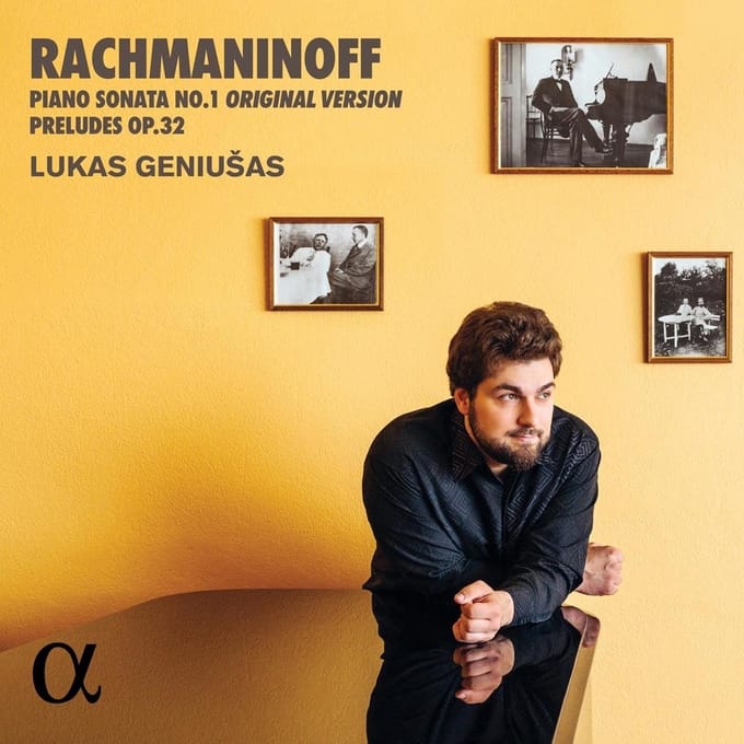 Lukas Geniusas - Rachmaninoff: Piano Sonata No.1 Original Version | Preludes Op.32 (CD)