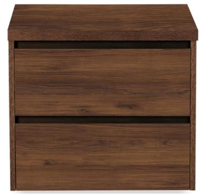 Dante Badmeubelset 60 cm - Walnoot - Wastafelbovenblad