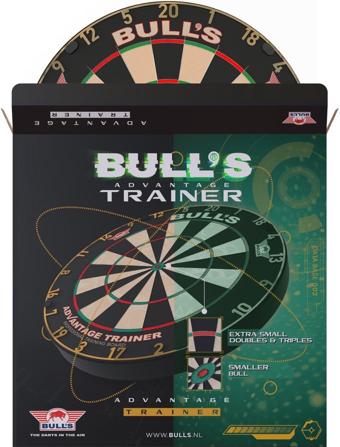 ! Bull's Advantage Trainer Dartboard Gold