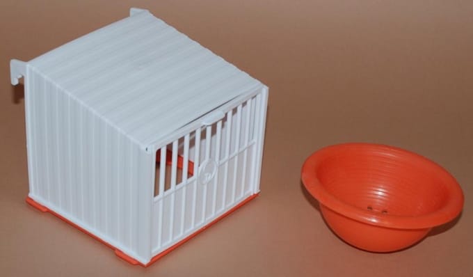 Plastic nestkast voor kanarie en exoten