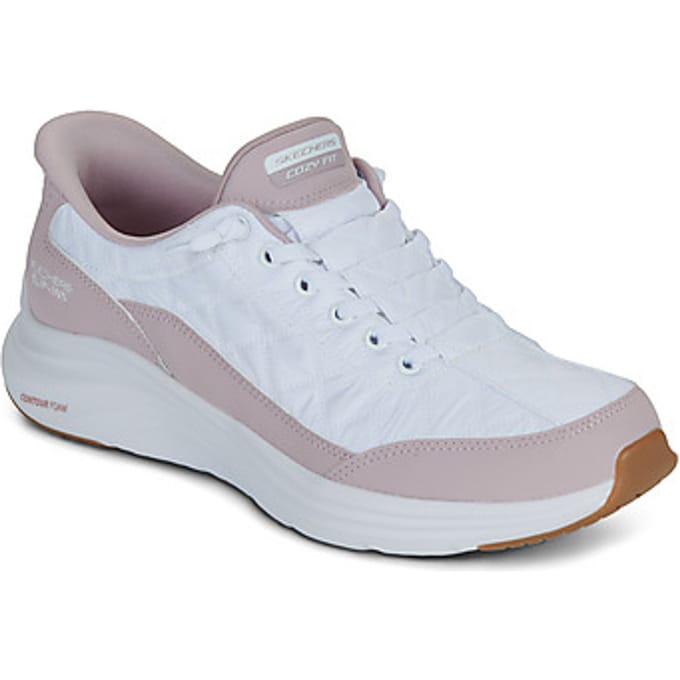 Skechers Contour Foam Cozy Fit Textiel Dames Lavendel Sneakers