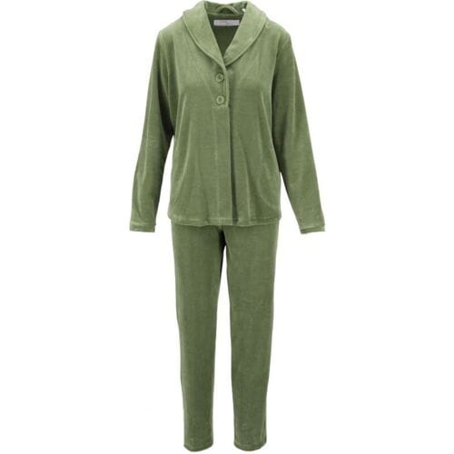 Nicki dames lounge set bosgroen Ringella - Groen - Maat - 48