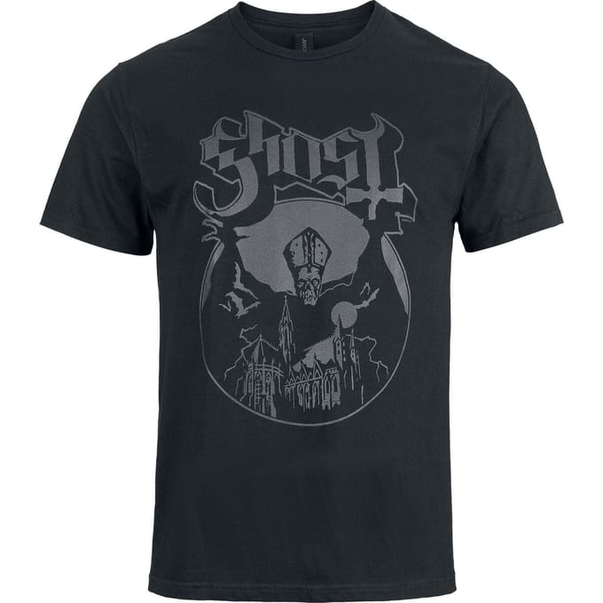 Ghost T-shirt - Logo - S tot 4XL - zwart
