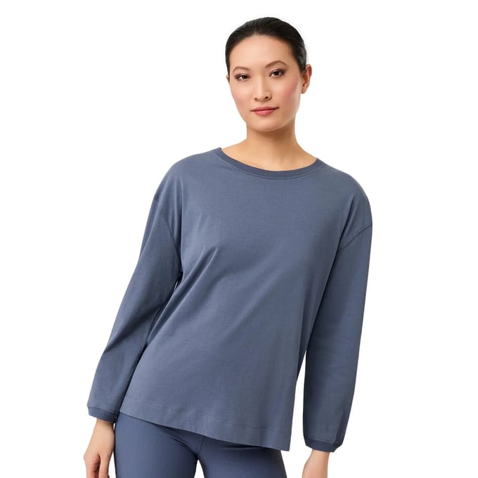 Dames-T-shirt met lange mouwen Mandala Wide