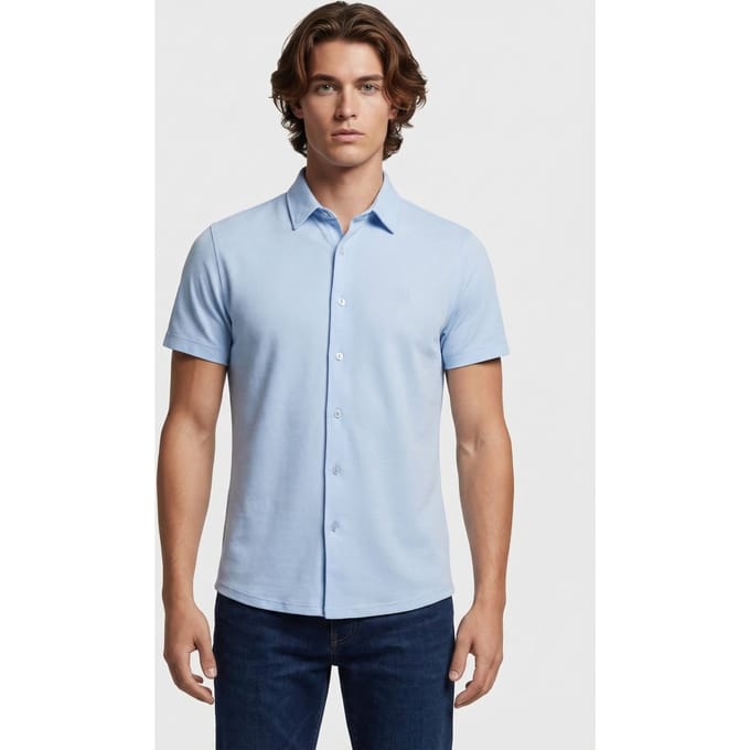 Dstrezzed Anthony Shirt Lt. Blue Taglia: M | Camicie Casual Outlet | Uomo | Blu