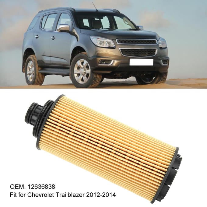 Motoroliefilter met O-ring Kit Geschikt voor Chevrolet Trailblazer 20122014 12636838