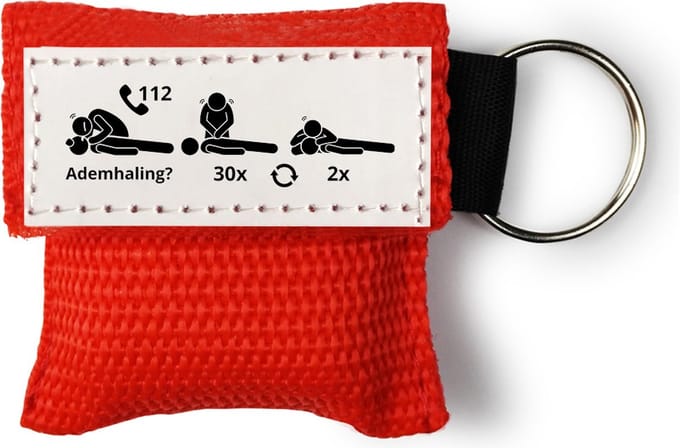 Kiss of Life - Beademingsmasker - Rood