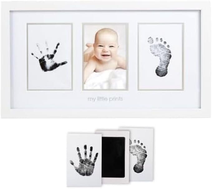 Baby Hand- en Voetafdruk Fotolijst Set - Complete Herinneringskit