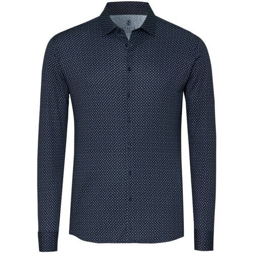 Desoto Overhemd Mini Stripes Spindle Fantasy Navy / male