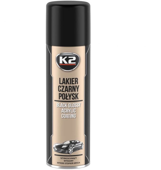 K2 L341 Serie - Hoogglans Zwarte Acrylverf - 500ml
