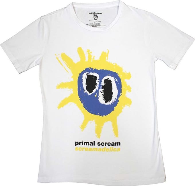 Primal Scream - Screamadelica Dames T-shirt - S - Wit