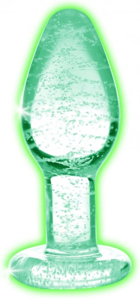 Glow-in-the-Dark Anaalplug Van Glas - Large