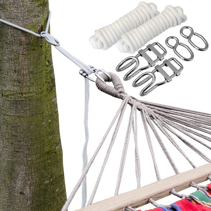 6m Hangmatbevestiging - Flexibele Ophangset tot 160 kg