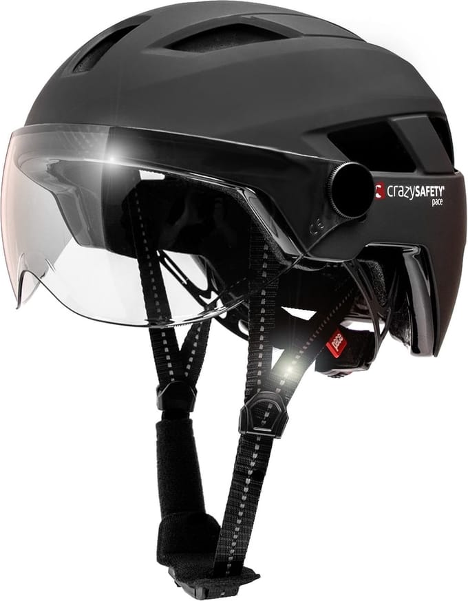 CRAZY SAFETY E-Bike Helm Oak