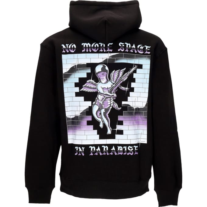Bling-hoodie voor heren zwart