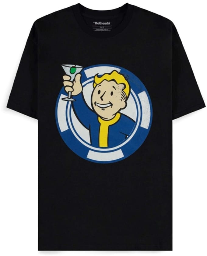 Fallout - Vault Boy Heren Tshirt - M - Zwart