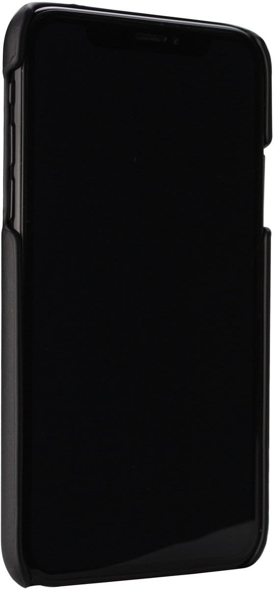 Zwart hoesje van Lamborghini - Backcover - D1 Serie - iPhone Xs Max - Genuine Leather - Echt leer