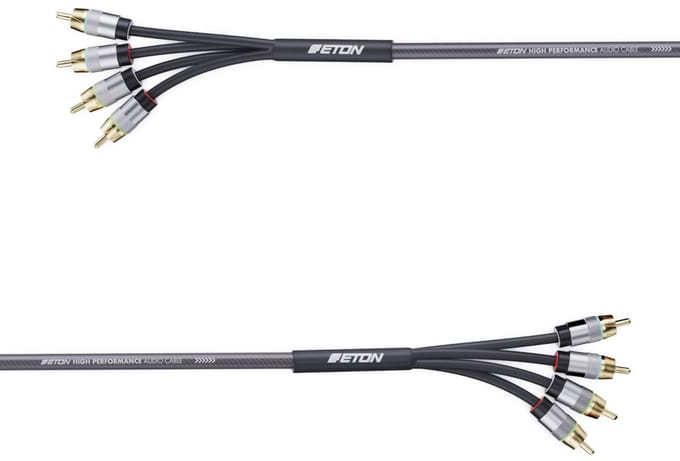 Eton RCA4U-55 – High-End RCA-kabel 5,5m met OFC koper en 24K vergulde connectoren
