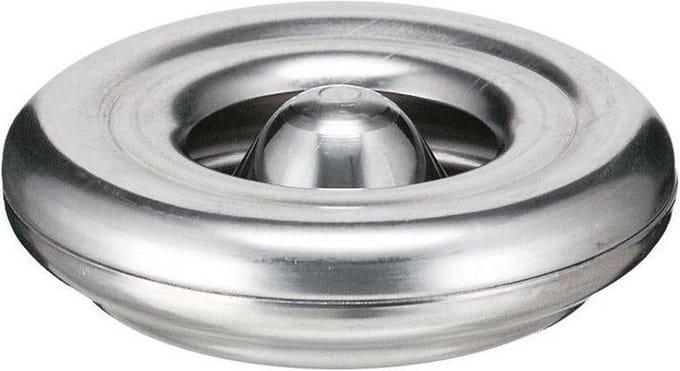 Vlamdovende tafelasbak aluminium Ø12 cm