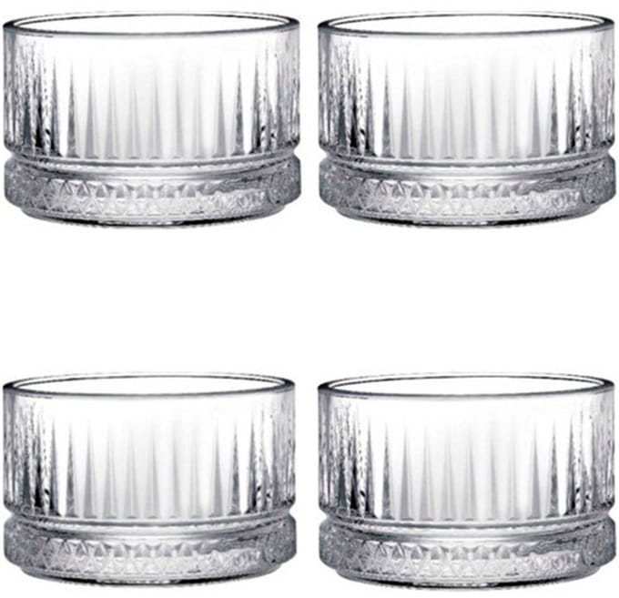 Pasabahce – snackkom set van 4 – Elysia – 90mm, 230cc – helder – 4-delig