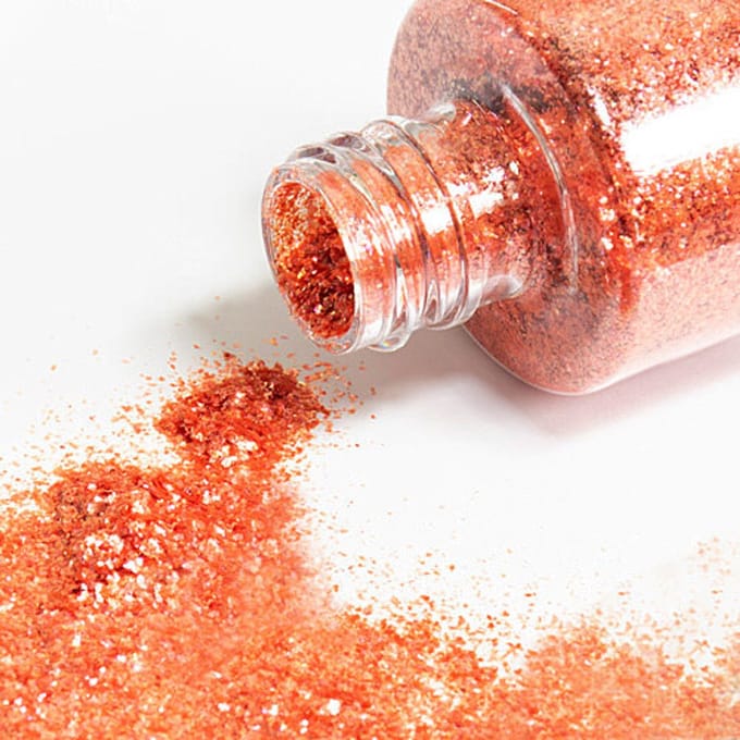 Grimas Crystal Flakes - Peach 757 - 8 gram