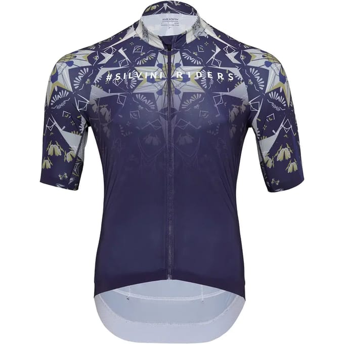 Silvini Mottolino Korte Mouw Wielertrui Blauw XL Man