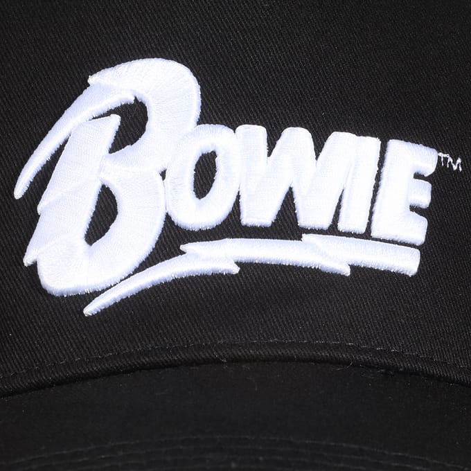 David Bowie High Build Logo Unisex Cap - zwart - Standard