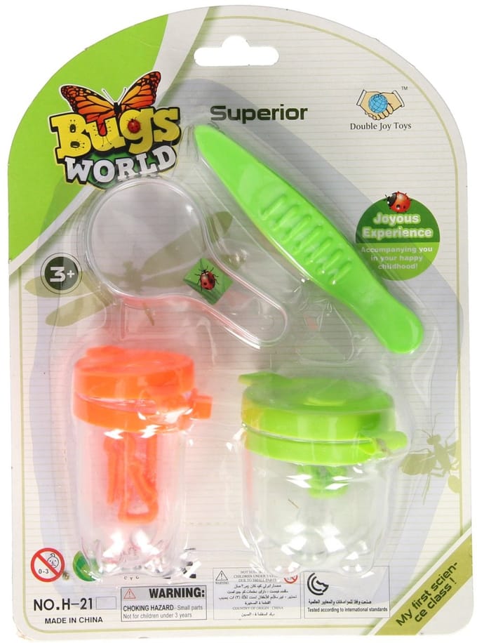 Bugs World Insectenpotjes en Vergrootglas