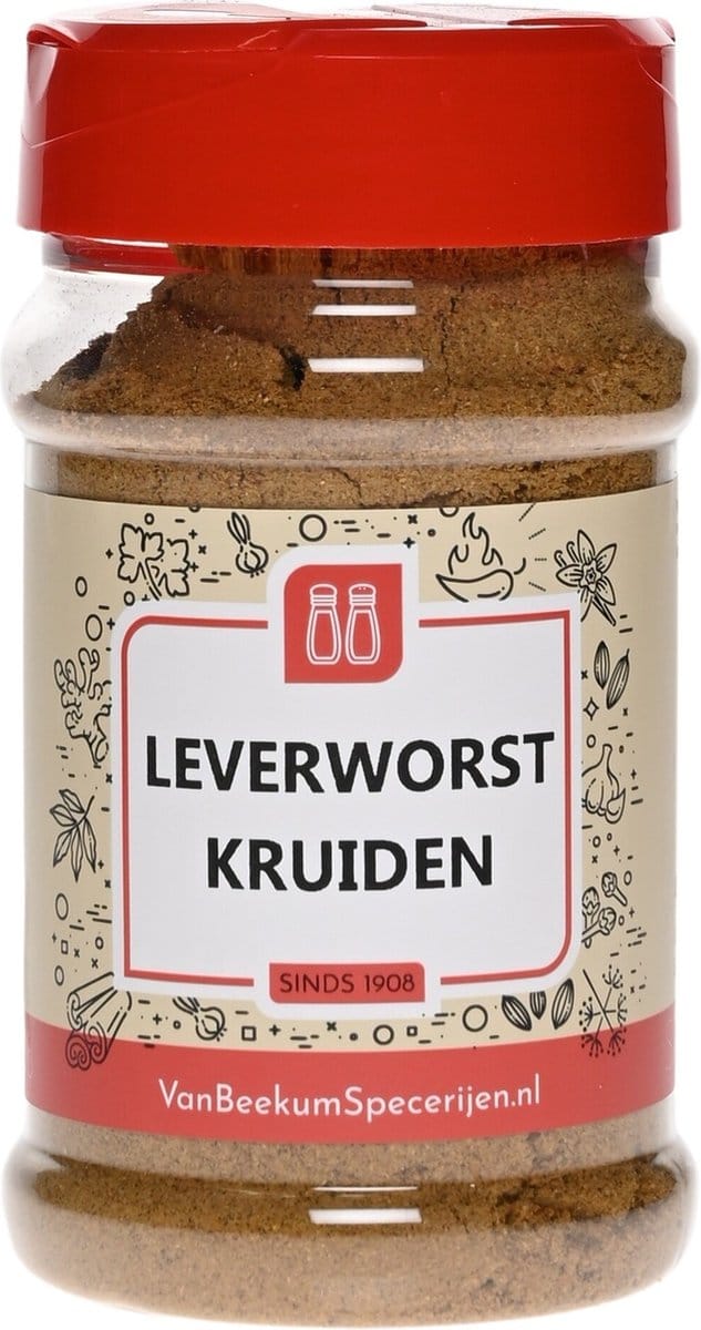 Van Beekum Specerijen - Leverworst Kruiden - Strooibus 130 Gram