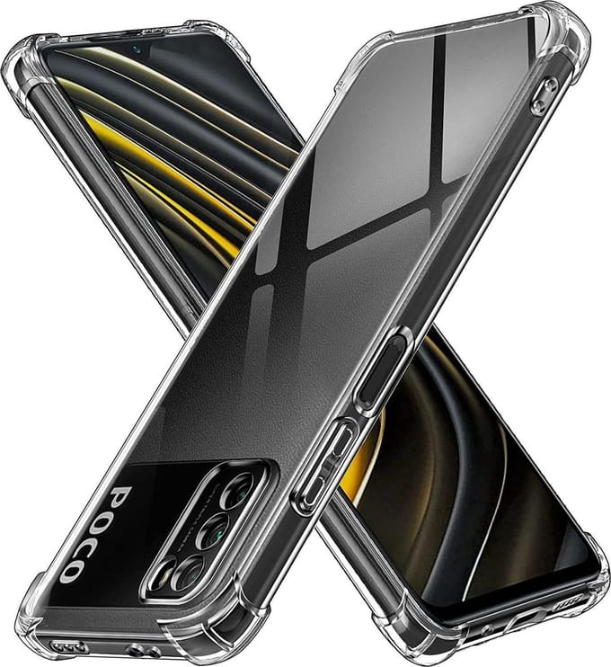 Shockproof Soft TPU hoesje Silicone Case Geschikt voor: Xiaomi Poco M3 & Xiaomi Redmi 9T