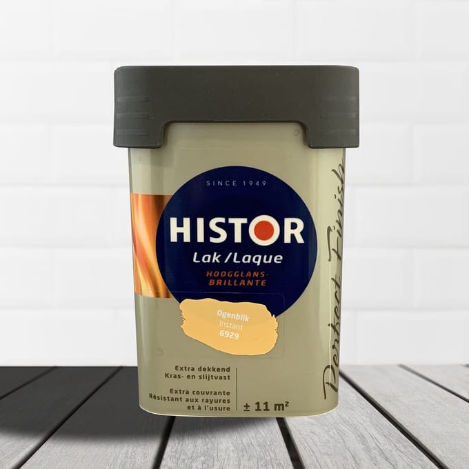 Histor Perfect Finish Lak Hoogglans 0,75 liter - Ogenblik