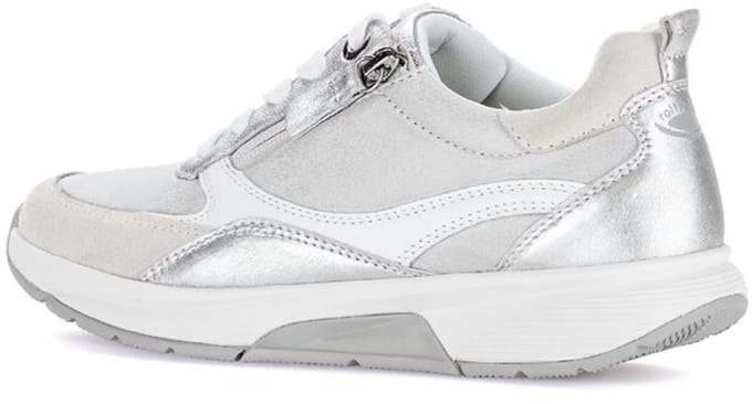 Gabor Rollingsoft Sneaker 86.877.62 Bianco White Silber Combi