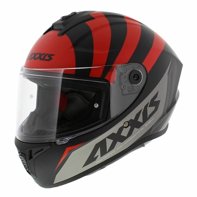 Axxis Draken S integraal helm Premier mat rood