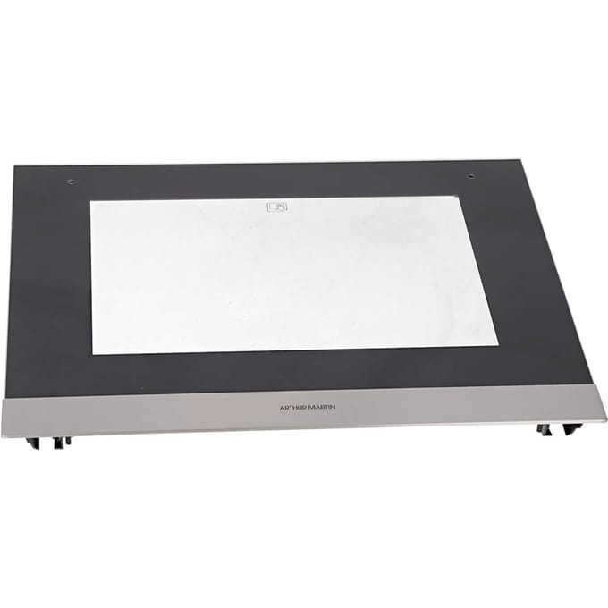 AEG voorste glas, inox, Arthur Martin, 592x465mm 140242365306