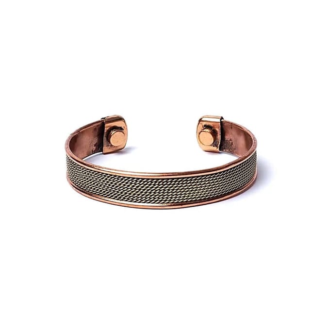 Yogi & Yogini - Armband - koper - touwmotief - magnetisch