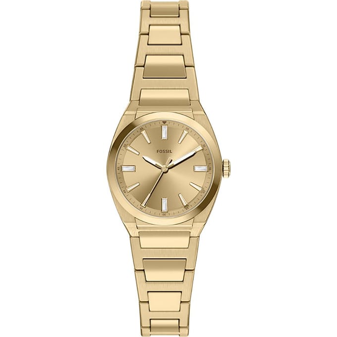 FOSSIL Everett Vrouwen Horloge 27 mm Goudkleurig