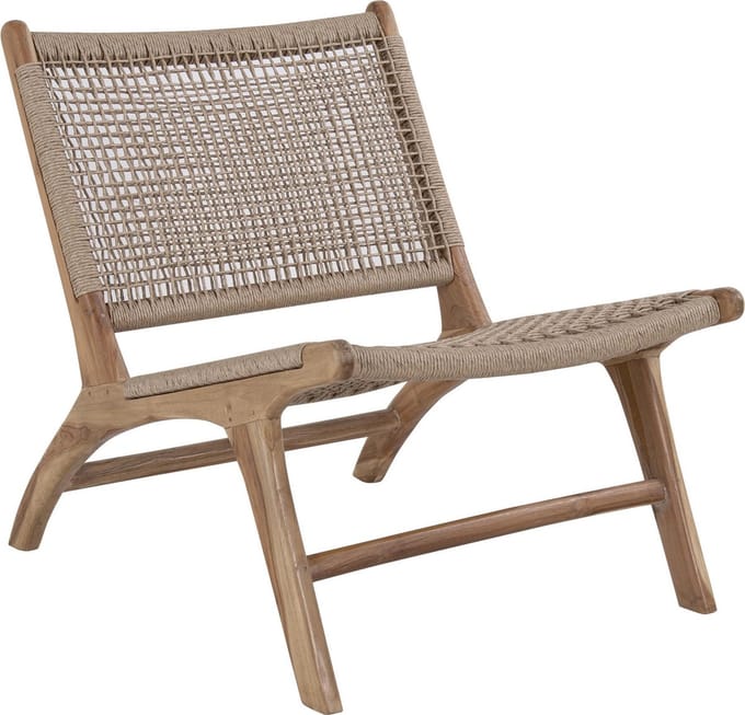 Delim fauteuil natuur.