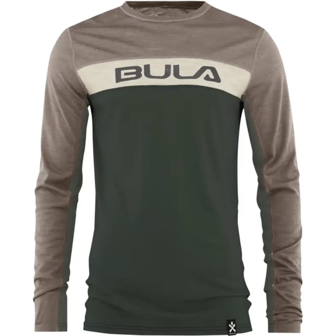 Merino wol lange mouwen T-shirt Bula Retro