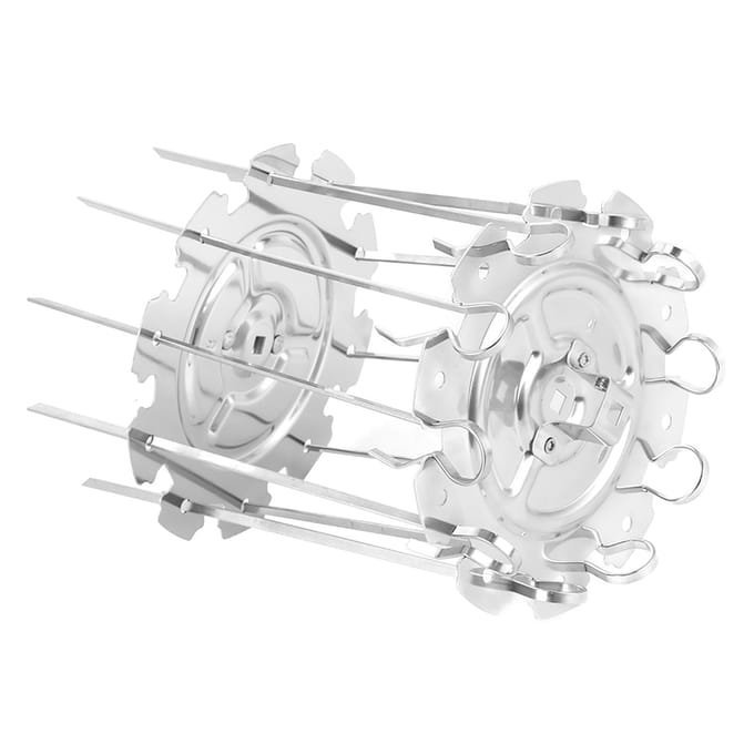 Roestvrijstalen Braadoven Elektrische Oven Barbecue Spiezen Naaldkooi Set BBQ Grill Accessoire white